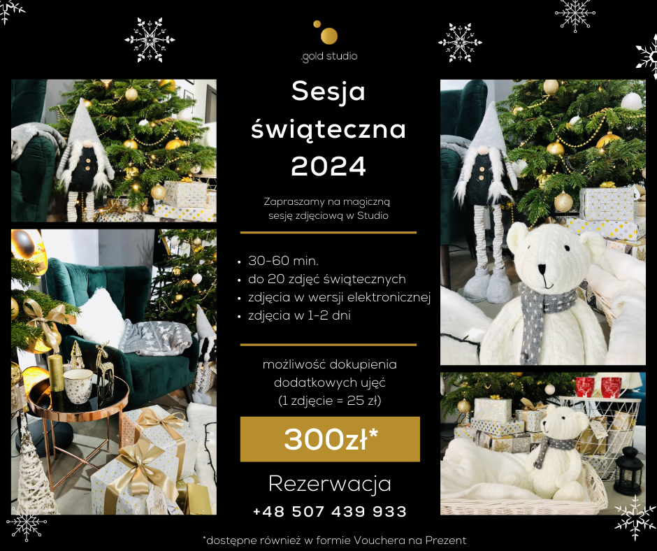 Sesja świąteczna 2024 | Katowice, Dąbrowa Górnicza, Sosnowiec, Będzin